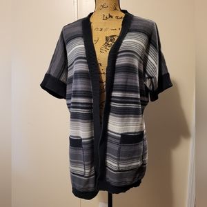 Mossimo Supply Co Open Front Short Sleeve Knit Cardigan